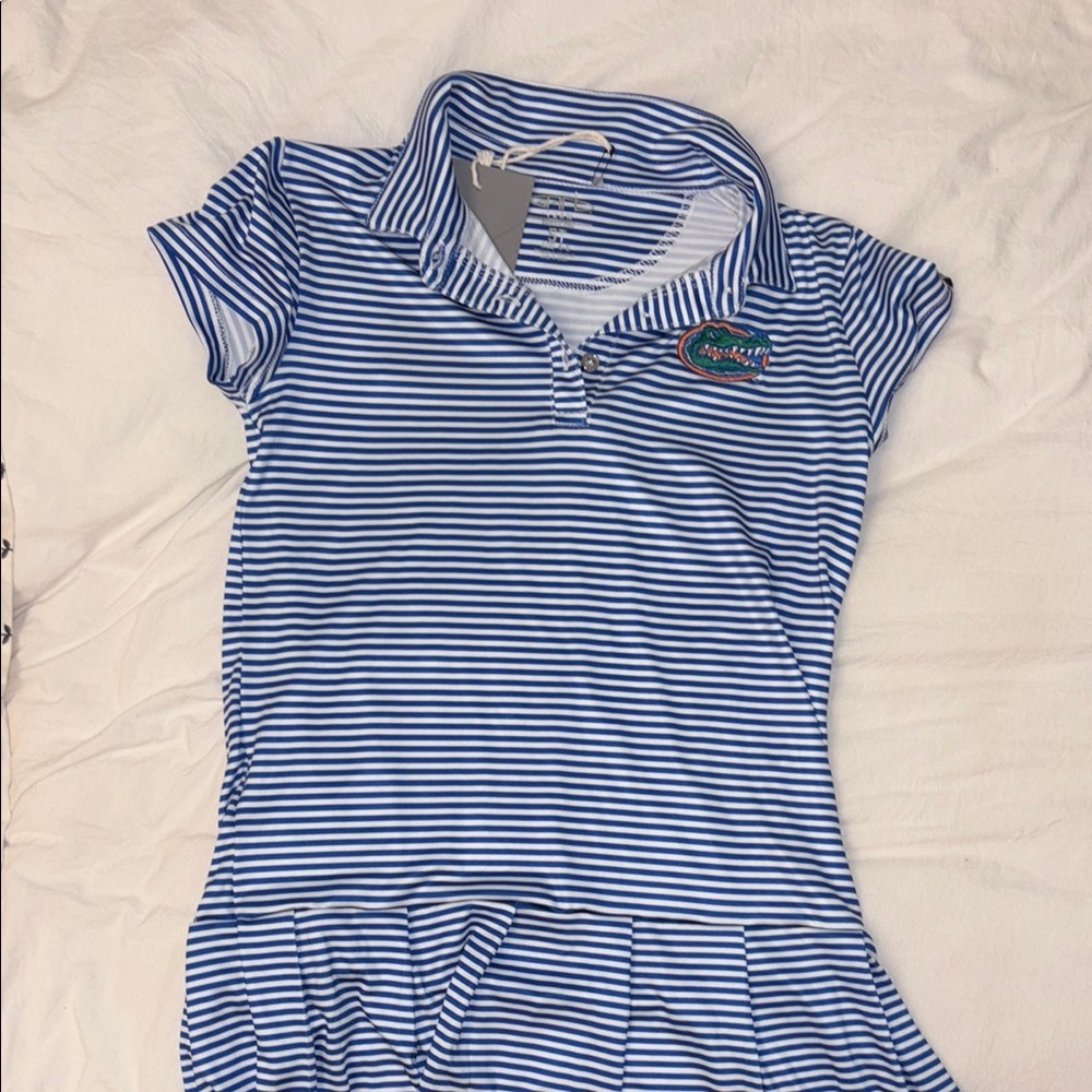 Florida Gators Striped Polo Dress